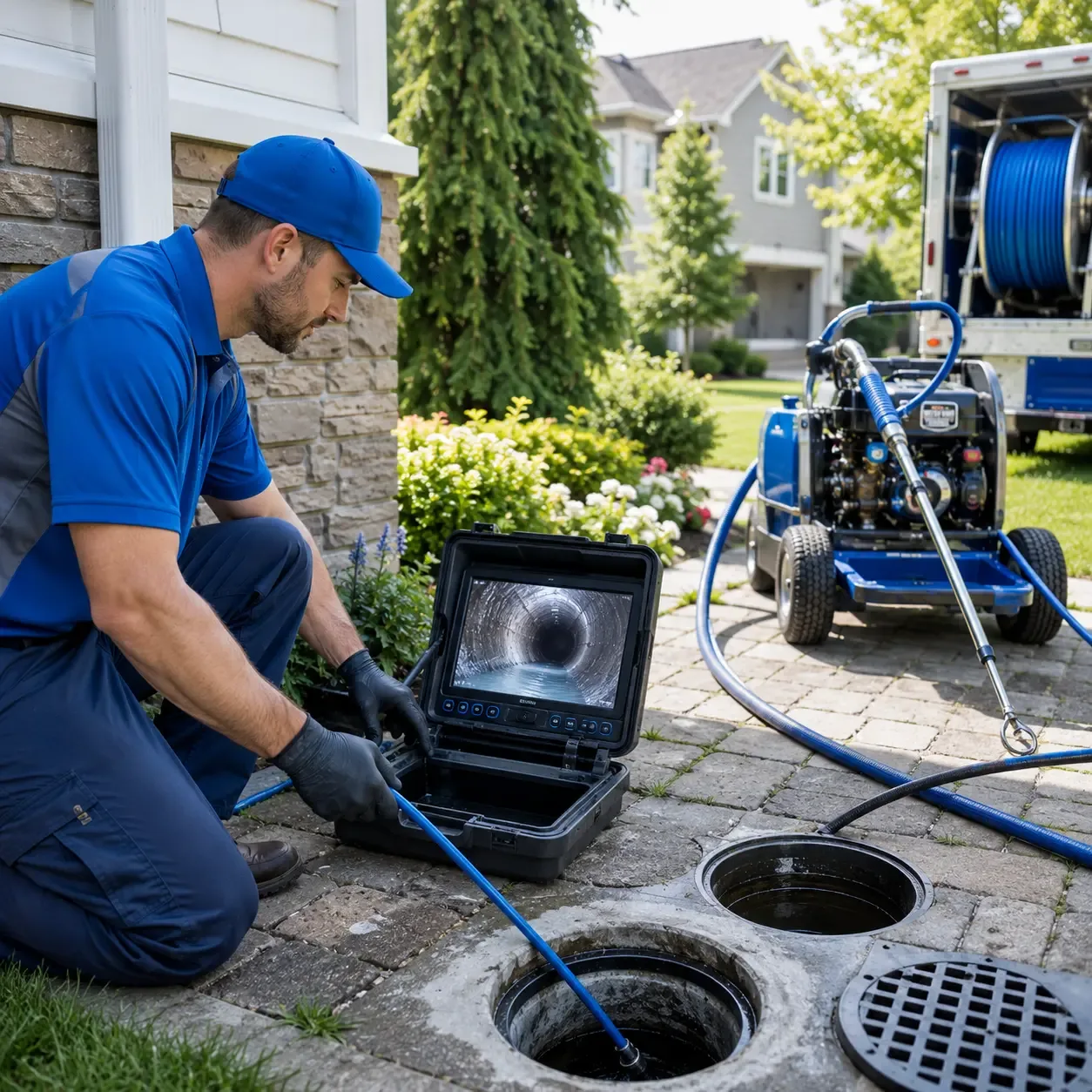 Outdoor drain cleaning professionals serving Ada, MI